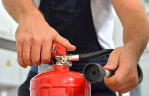 Manutenção de extintor na Vila Joaniza